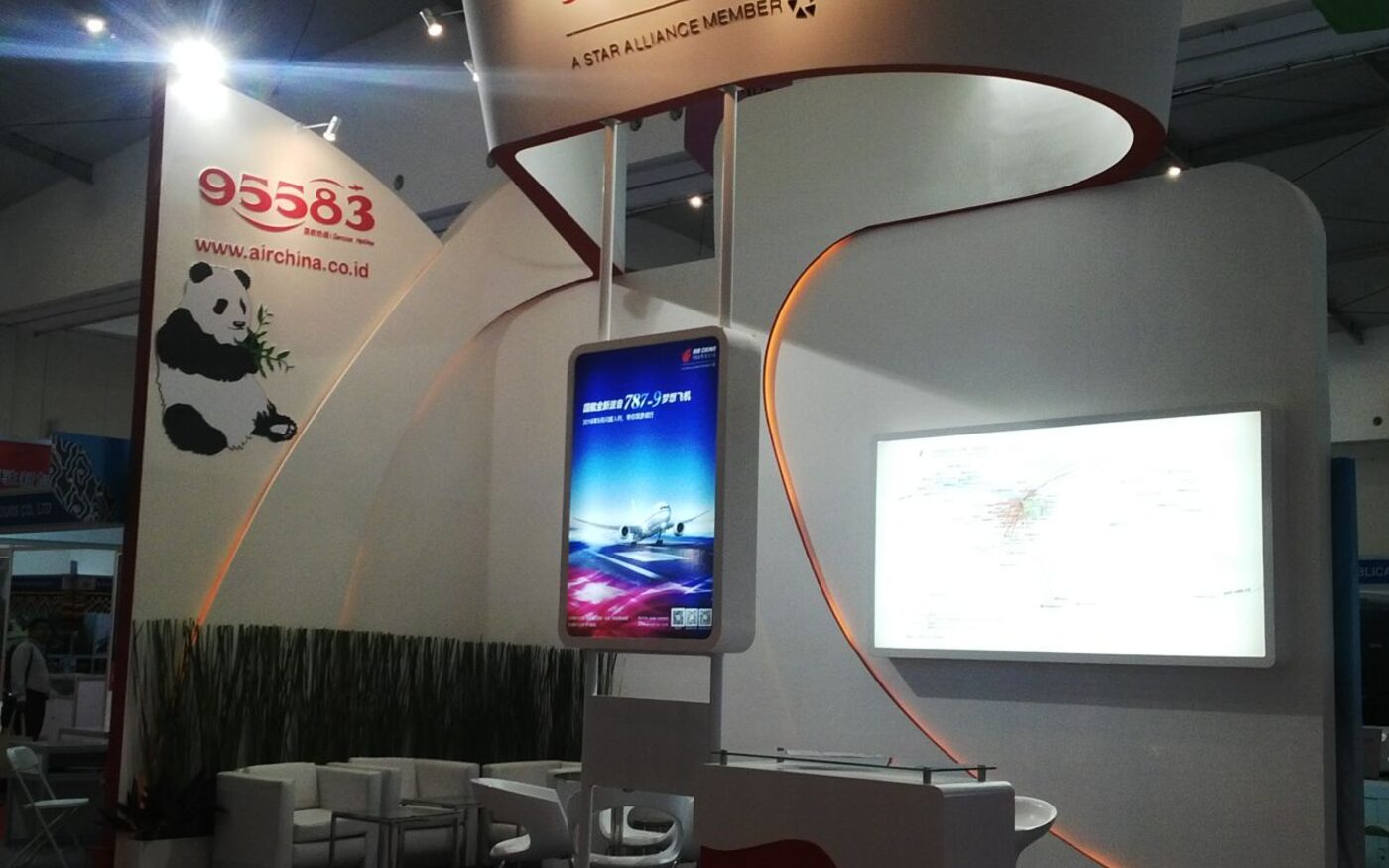 Booth Air China at Astindo Travel Fair